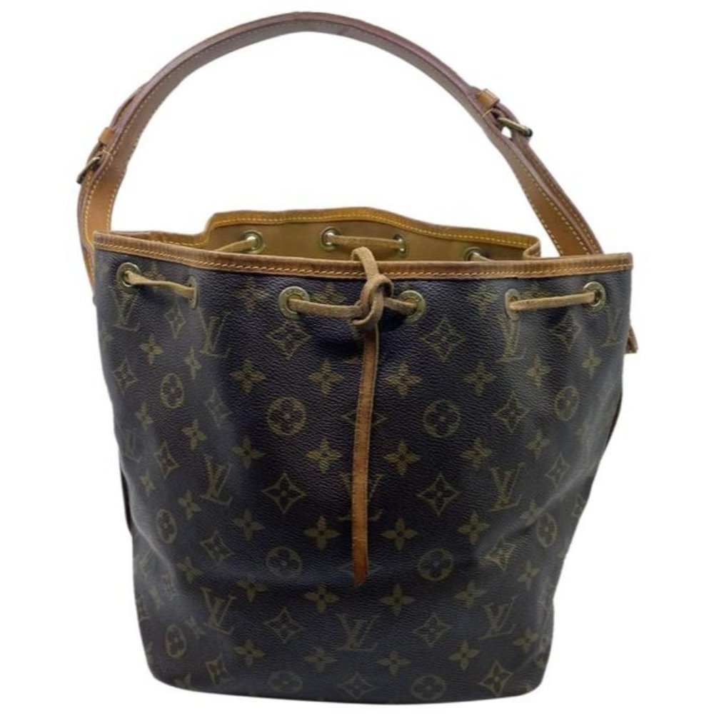 Louis Vuitton Pochette Twin Vintage Brown Monogram Canvas Shoulder Bag